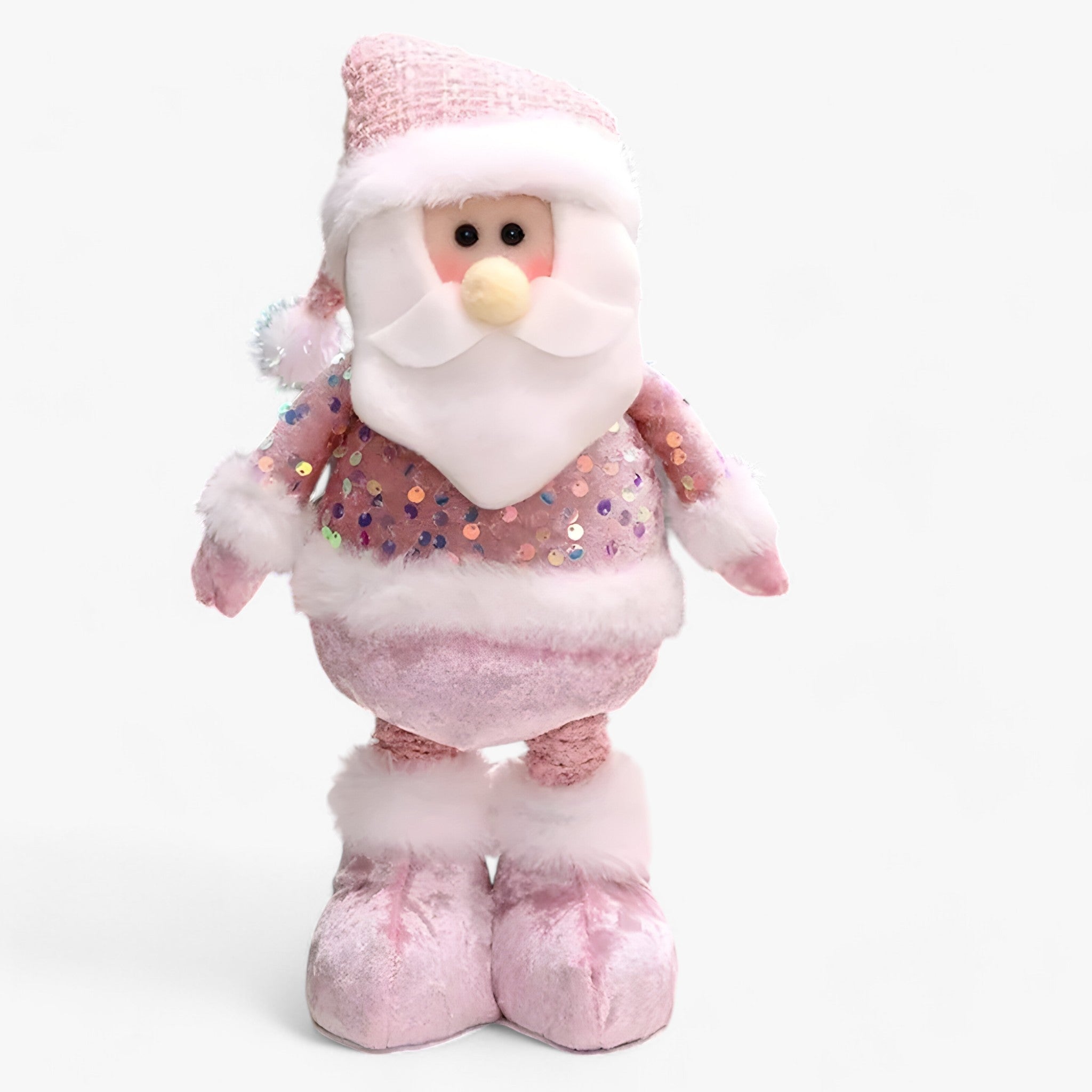 Magisk Winter Atmosphere | Christmas Decoration with Snowman in Old Pink – Add Charm and Coziness to Your Home