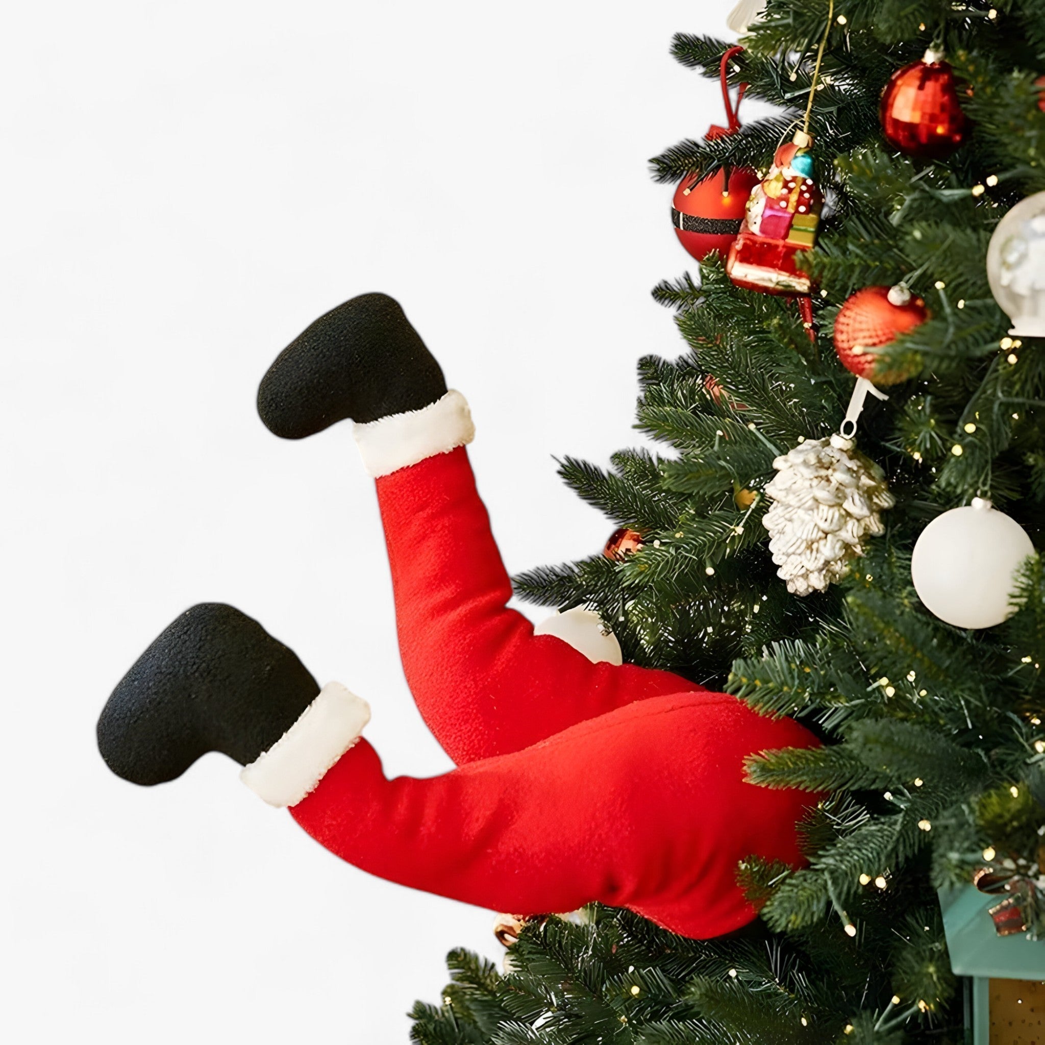 SantaHug | Christmas Decoration 105 cm – Add fun and coziness to your Christmas tree