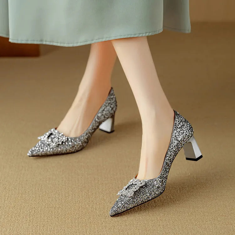 Glitter Pumps – Dazzling Sparkle Heels