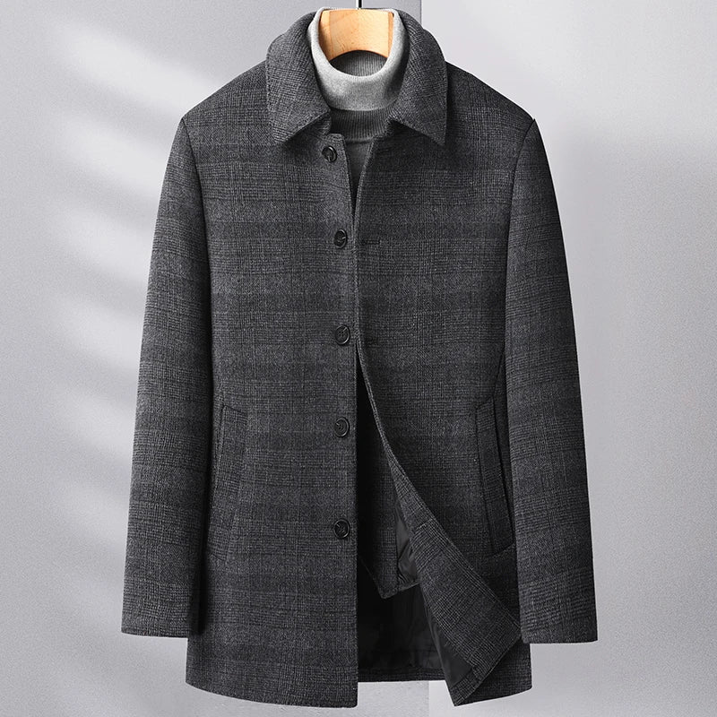 Miller Luxe Wool Trench Coat for Elegant Comfort