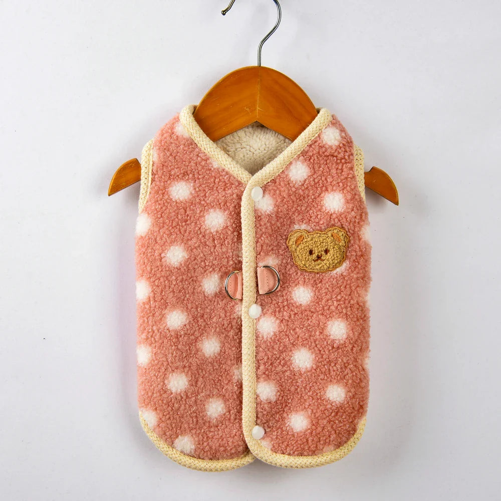 Luxe Comfort Fleece Coat for French Bulldog and Chihuahua for Warm Protection