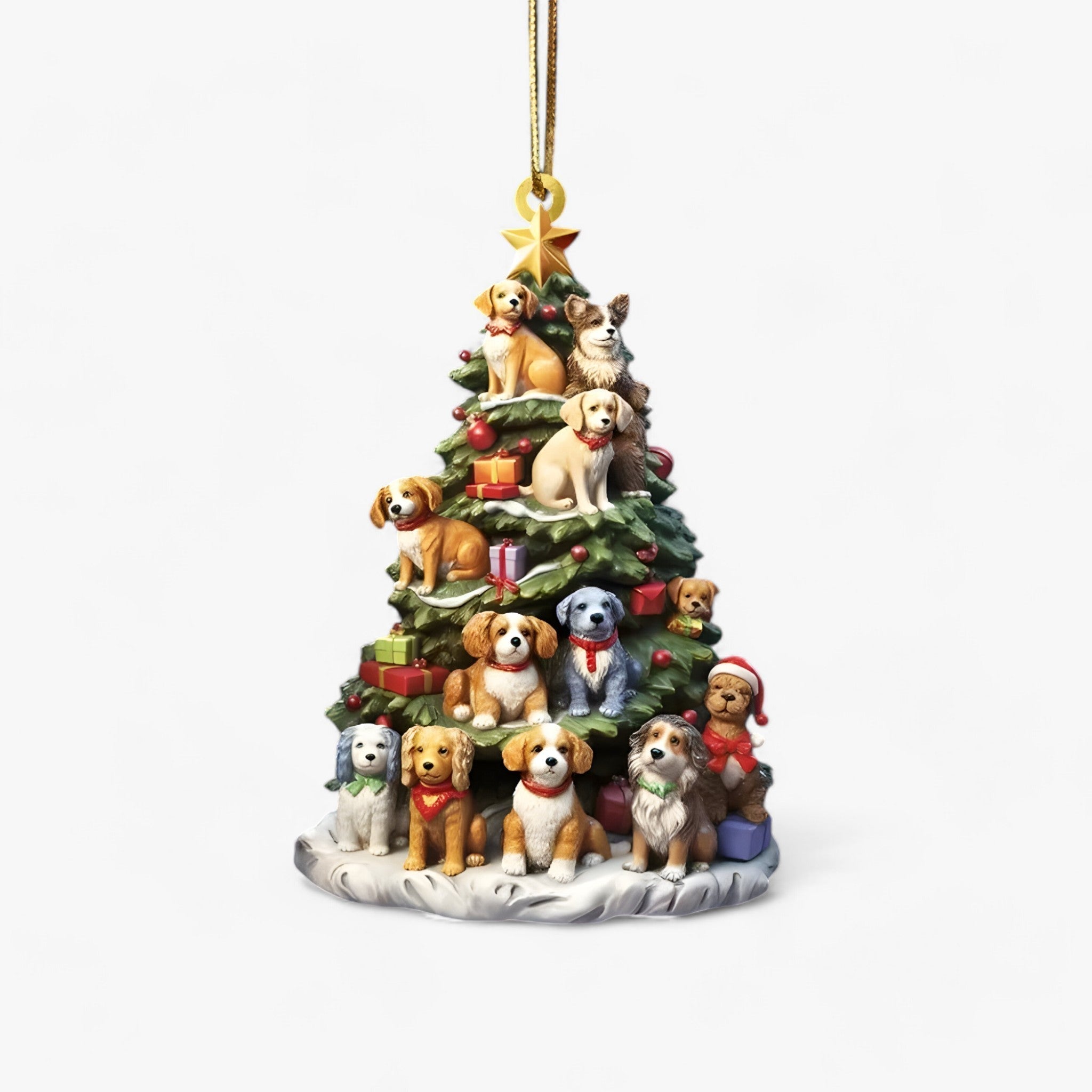 Creative Christmas Decoration with Books in Flat 2D Acrylic - Perfect for Home and Window for Book Lovers