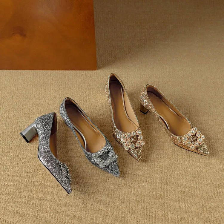 Glitter Pumps – Dazzling Sparkle Heels
