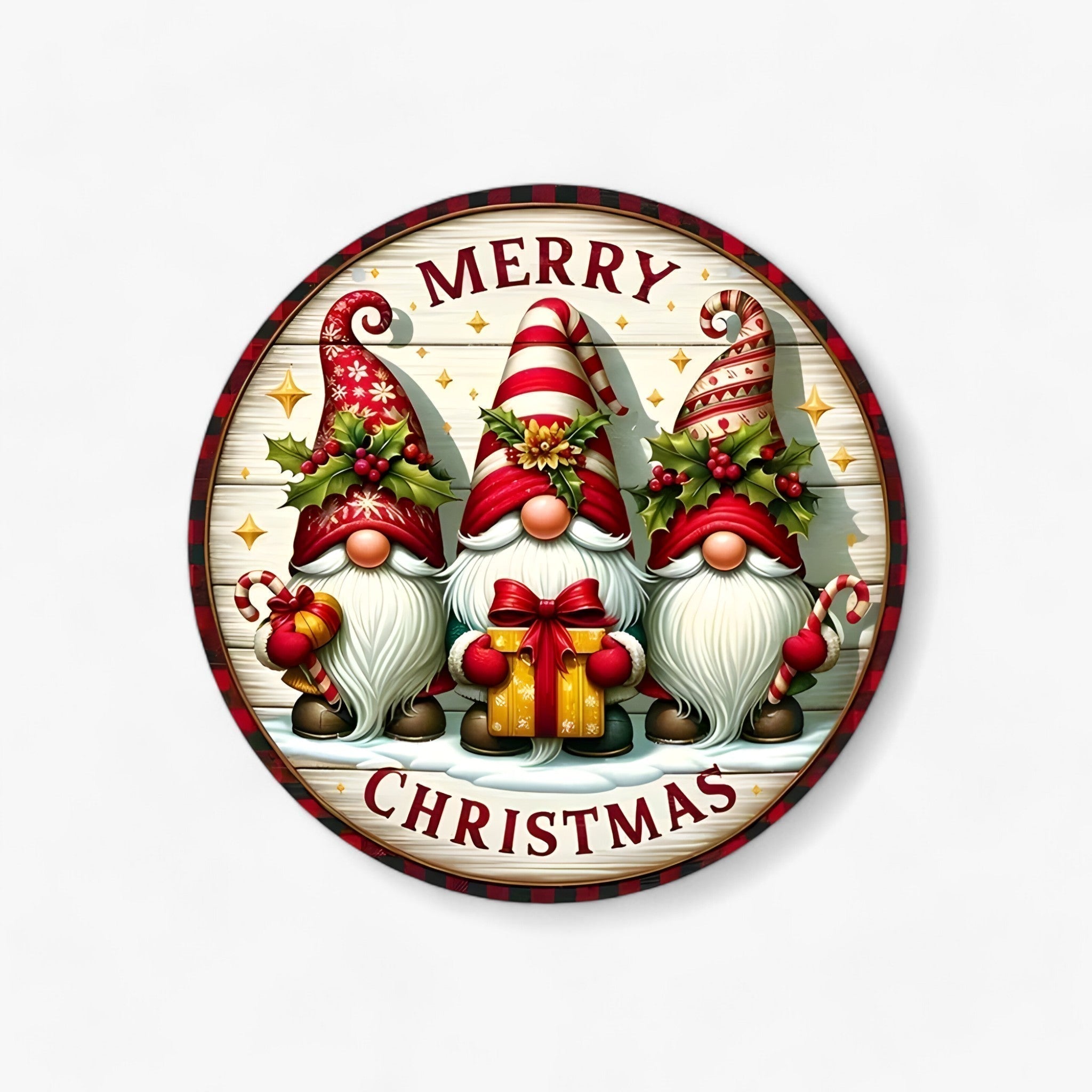 Festive Emily Decoration | Wooden Gnome Panel – Create a Magical and Imaginative Winter Home