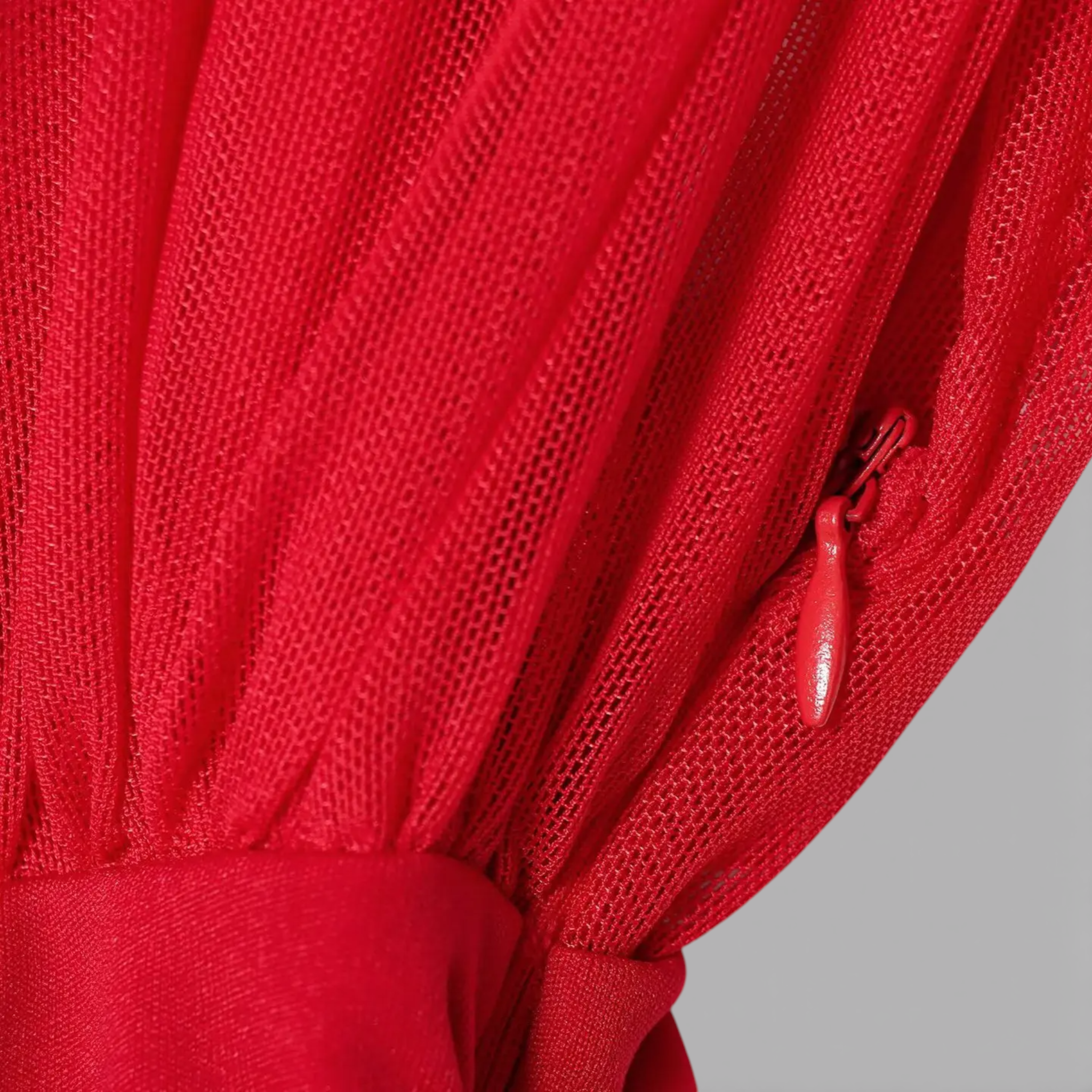 Elegant Brown Pleated Mesh Bodycon Dress