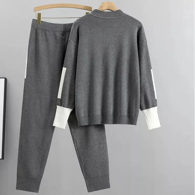 Kaitlyn Women's Casual Cozy Lounge Sweater & Pants Set