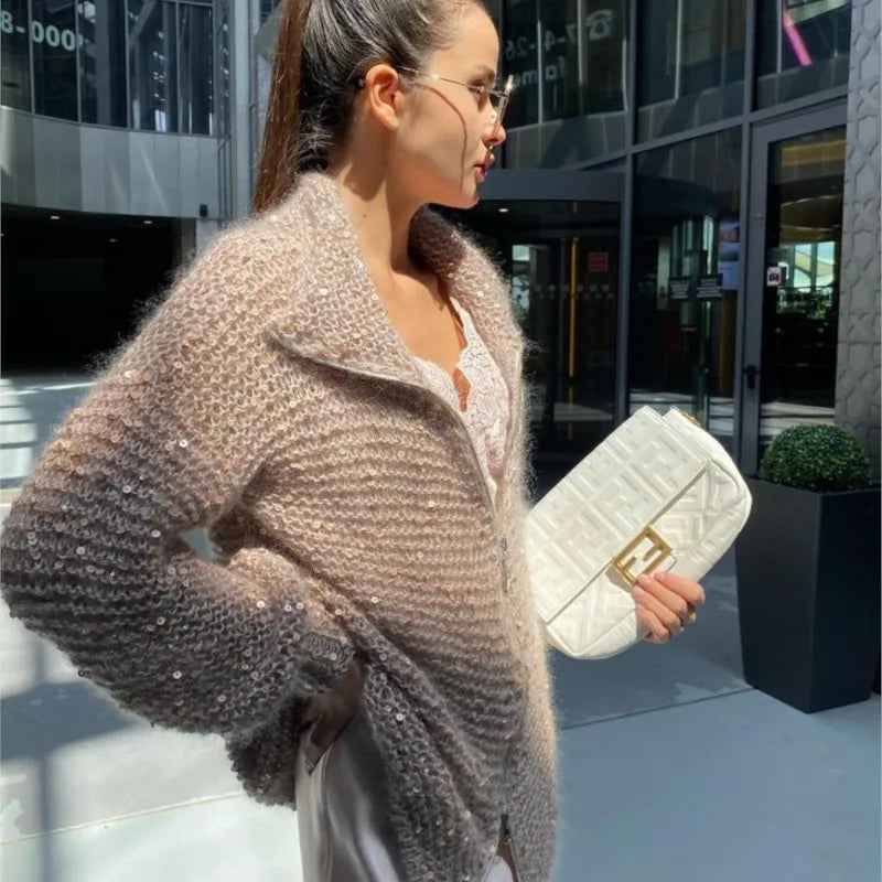 Alyssa Gebreid Gilet | Elegant and Stylish Design