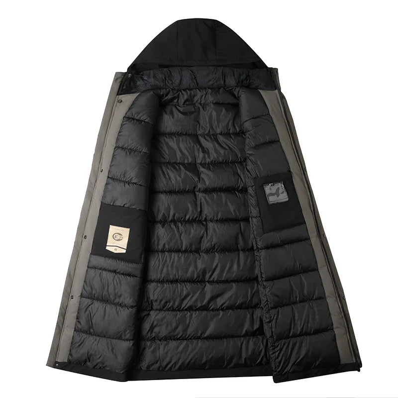 Roma Modern Women's Down-filled Snap Button Coat