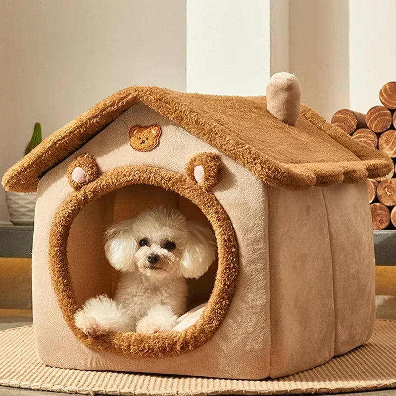 Comfortable Foldable Dog Bed for Small Pets