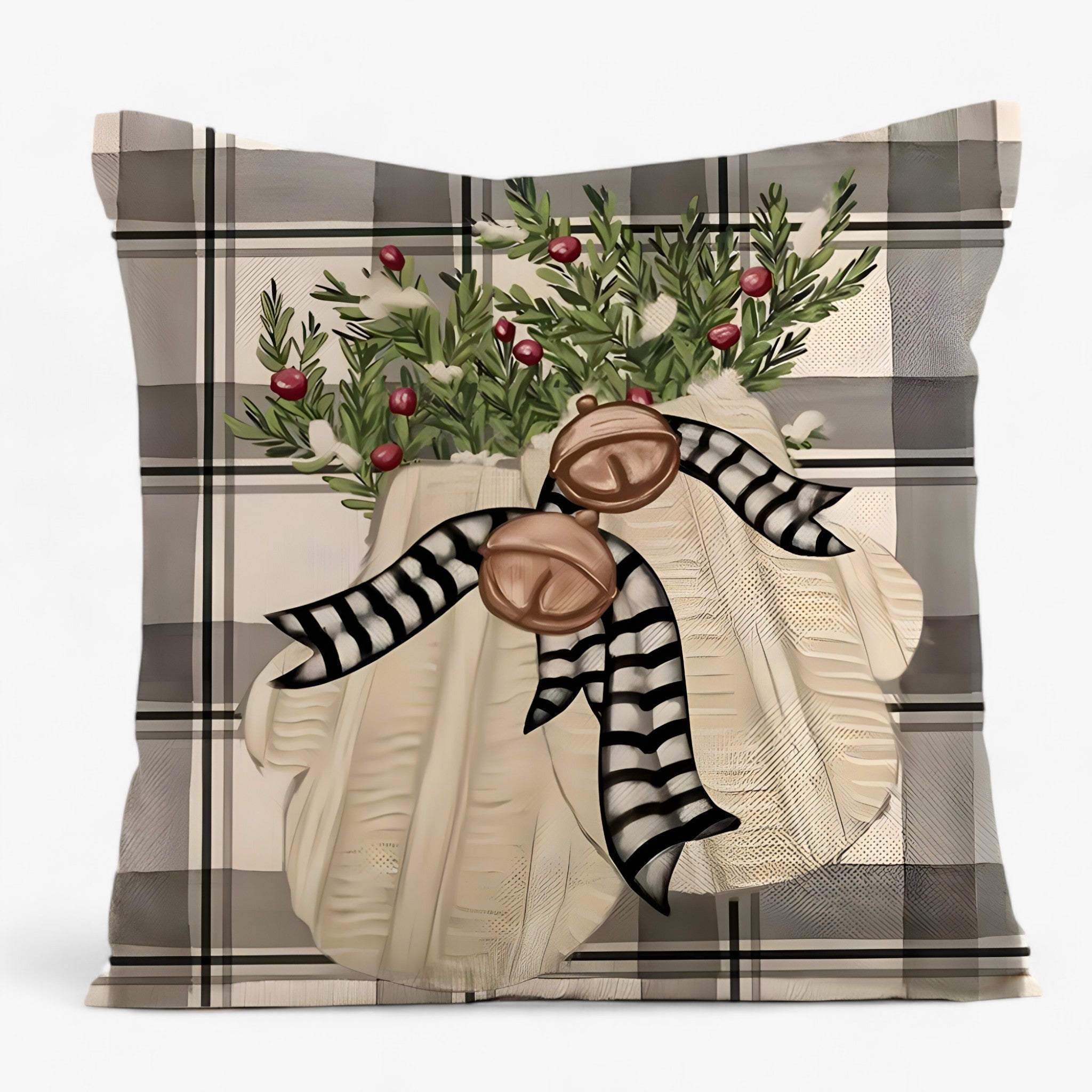 Frostig | Linen cover for Julpude – decorative and cozy Christmas addition to the home