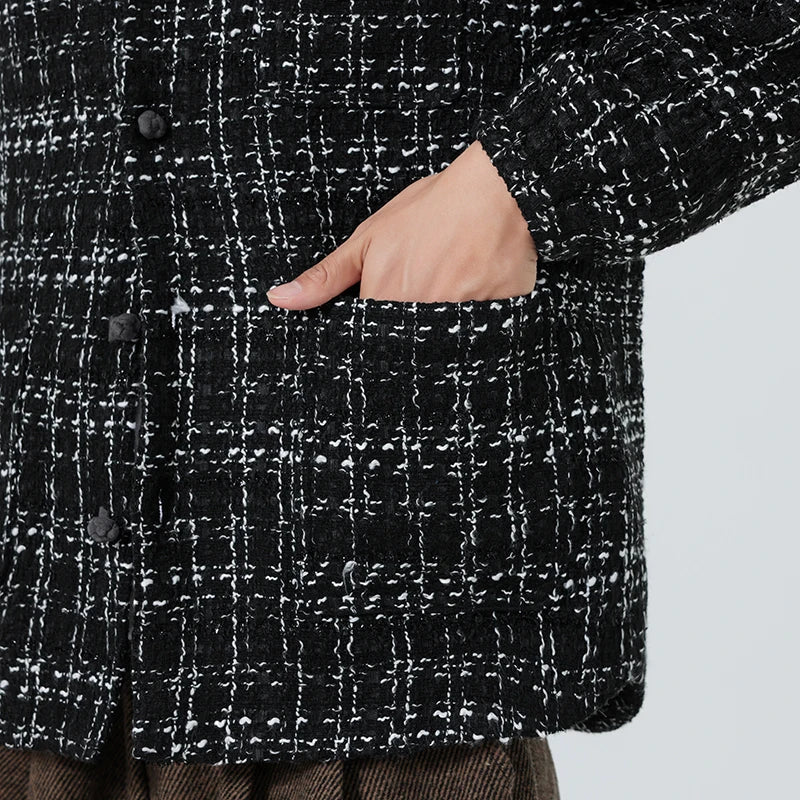 Tweed Jacket Inspired by Akira for Urban and Sophisticated Style