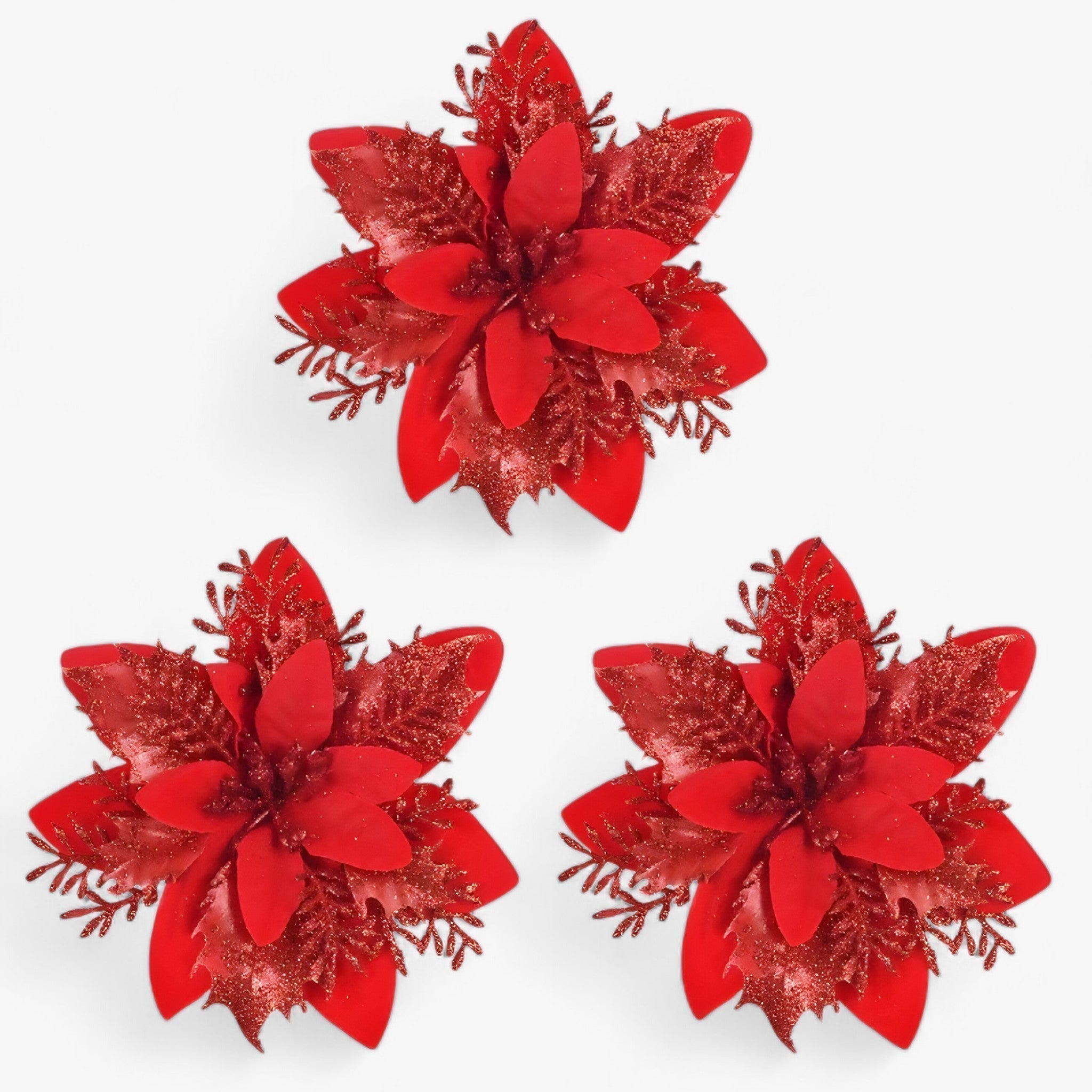 Emilie | Sparkling Christmas Flowers – Add a beautiful and decorative touch to your Christmas decoration