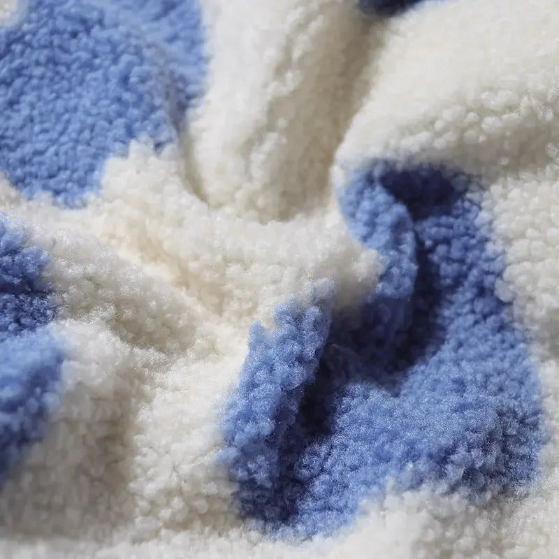 Dianne – Cozy Reversible Heart-Print Jacket for Everyday Comfort