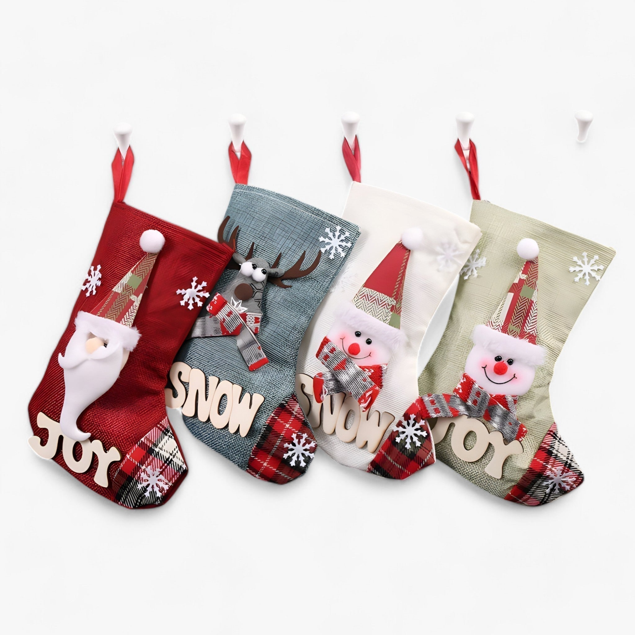 Mom | Santa Claus Socks - Festive Decoration for Your Home