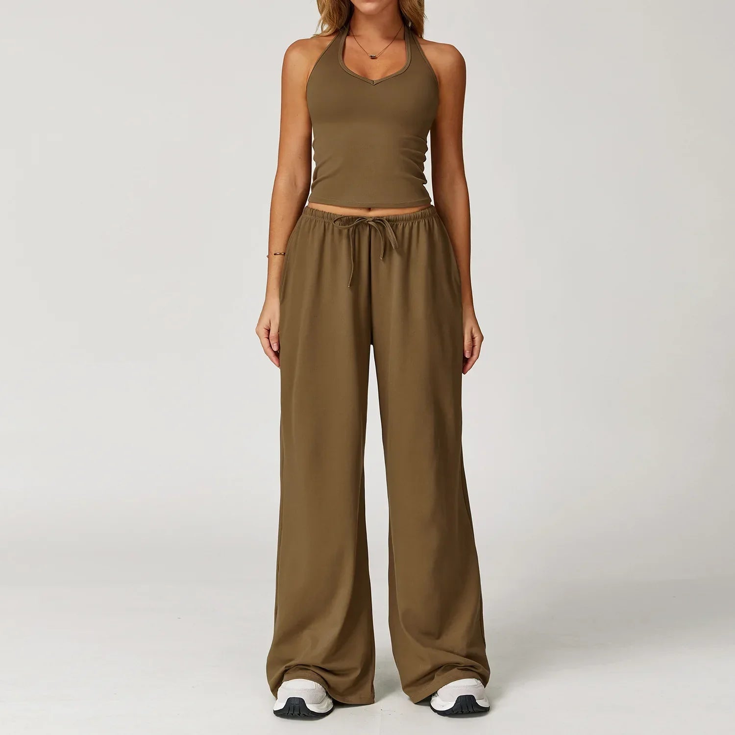Eleanor | Women's Winter Loungewear Pants with Wide Leg & Relaxed Fit for Stylish Comfort