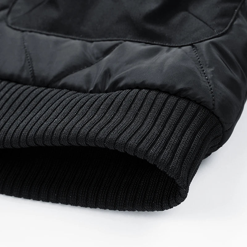 Jacket with protective pads and functional pockets