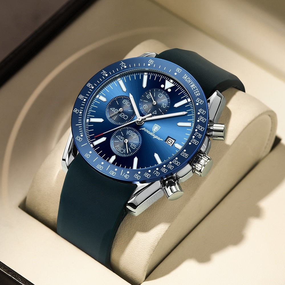 Luminous and Elegant Date Chronograph Watch
