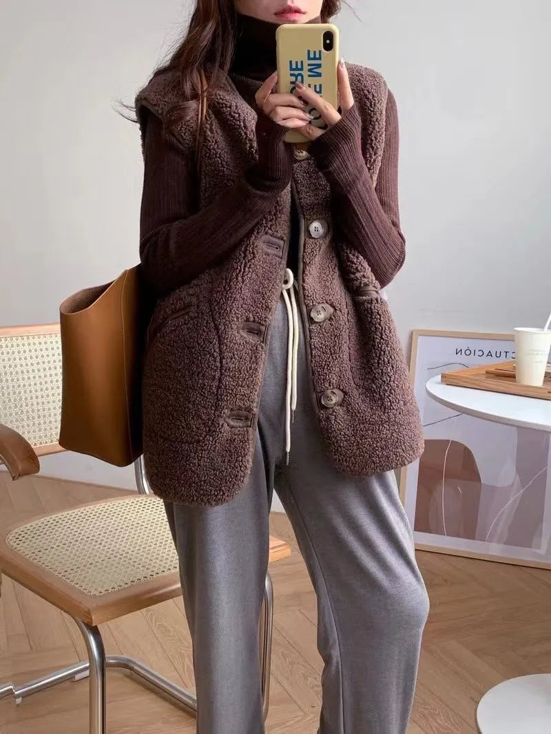 Anne Wollen Vest - Elegant and Luxurious for an Incomparable Style