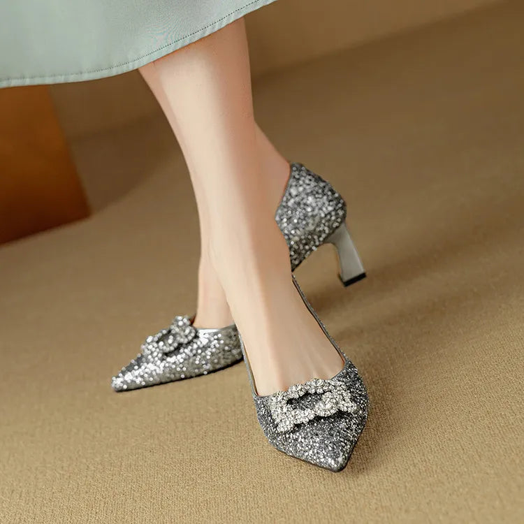 Glitter Pumps – Dazzling Sparkle Heels