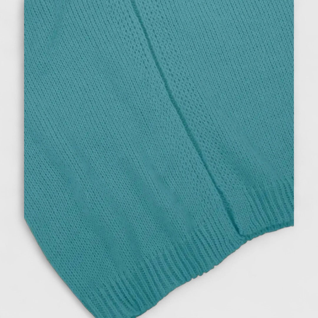 Yosha - Unique Style Patchwork Knit Jacket