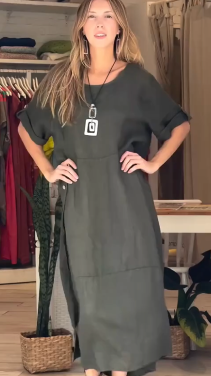 Chiara | Midi Dress - Effortless Elegance for Any Occasion