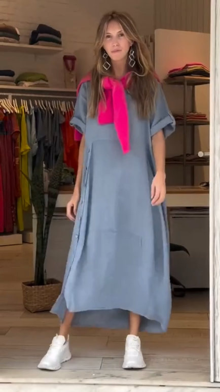 Chiara | Midi Dress - Effortless Elegance for Any Occasion