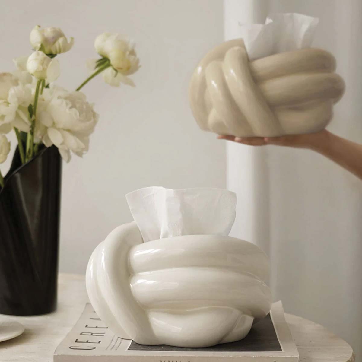 Knot Tissue Box | Add a Touch of Elegance and Functionality to Your Interior Decor