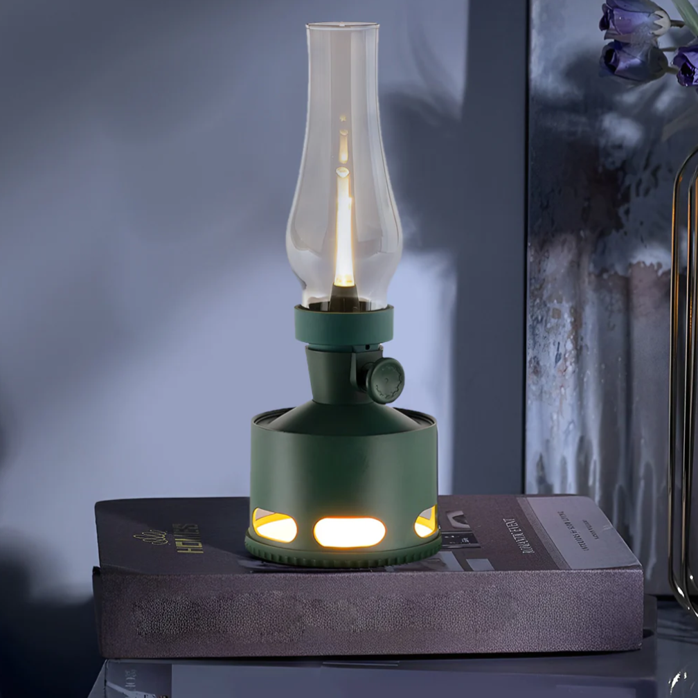 Vintage-Design Lantern with LED Lighting
