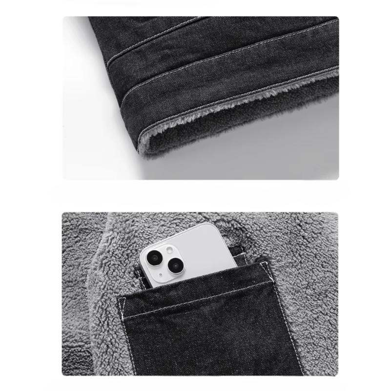 Jean Jacket with Cozy Fleece Lining for Ultimate Comfort
