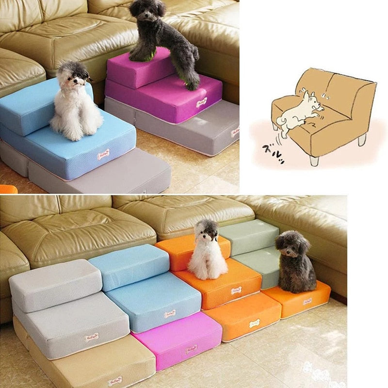 Non-slip pet stairs for easy and safe climbing