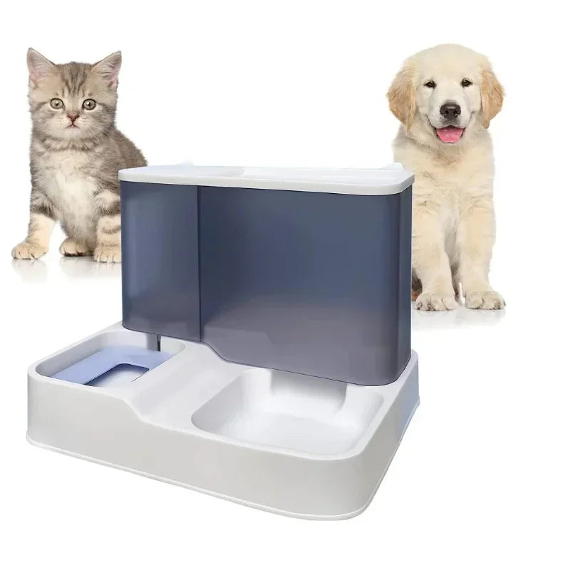 Luxe Automatic Food and Water Bowl Set for Convenience and Comfort