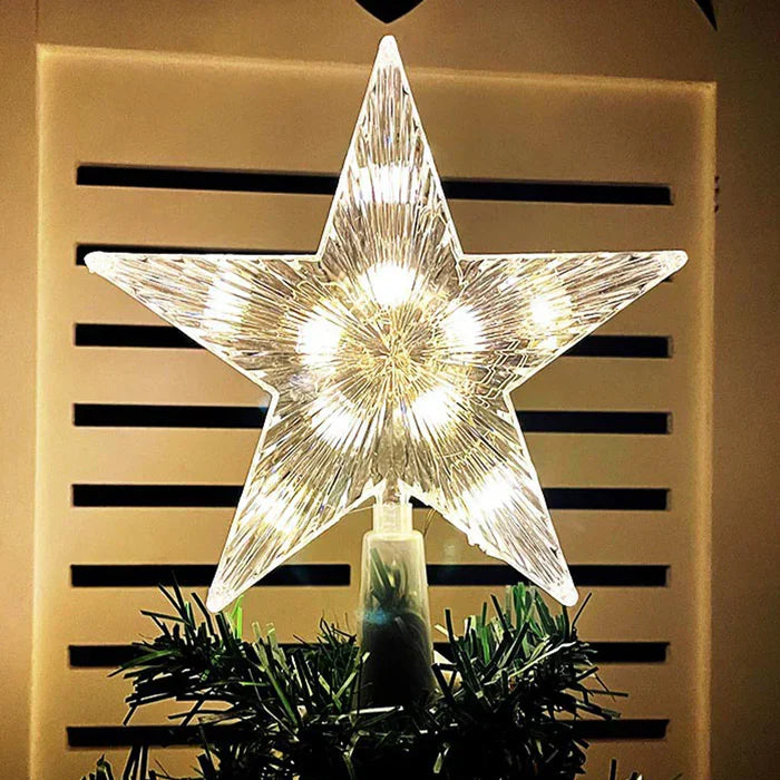 GleamPoint - Amazing glowing star for the top of the Christmas tree for a magical Christmas