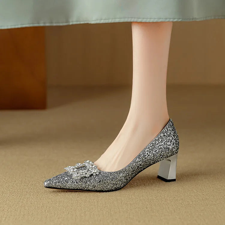 Glitter Pumps – Dazzling Sparkle Heels