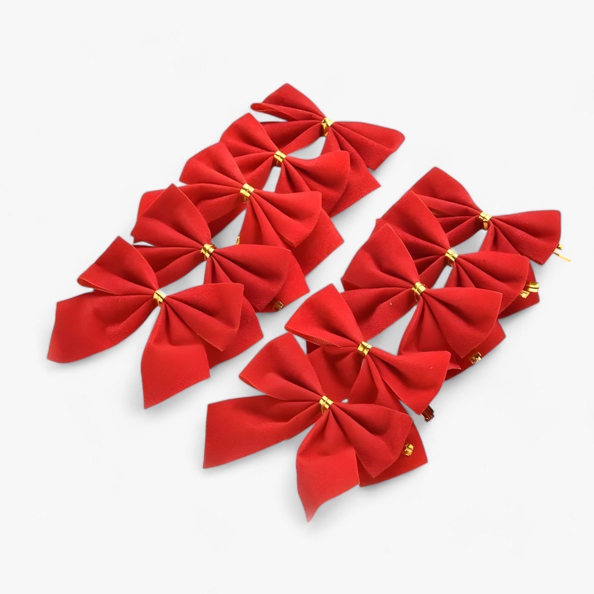 Festive and Elegant Christmas Ribbons | 12 Red Ribbons for Perfect Christmas Tree Decorations