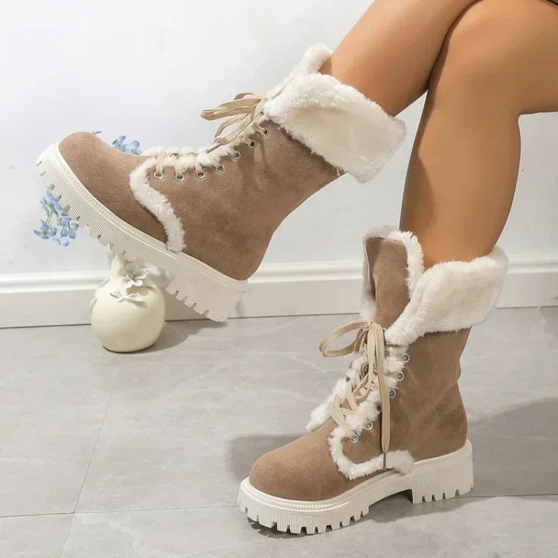 Camille Plush Insulating Boots for Warm and Elegant Comfort