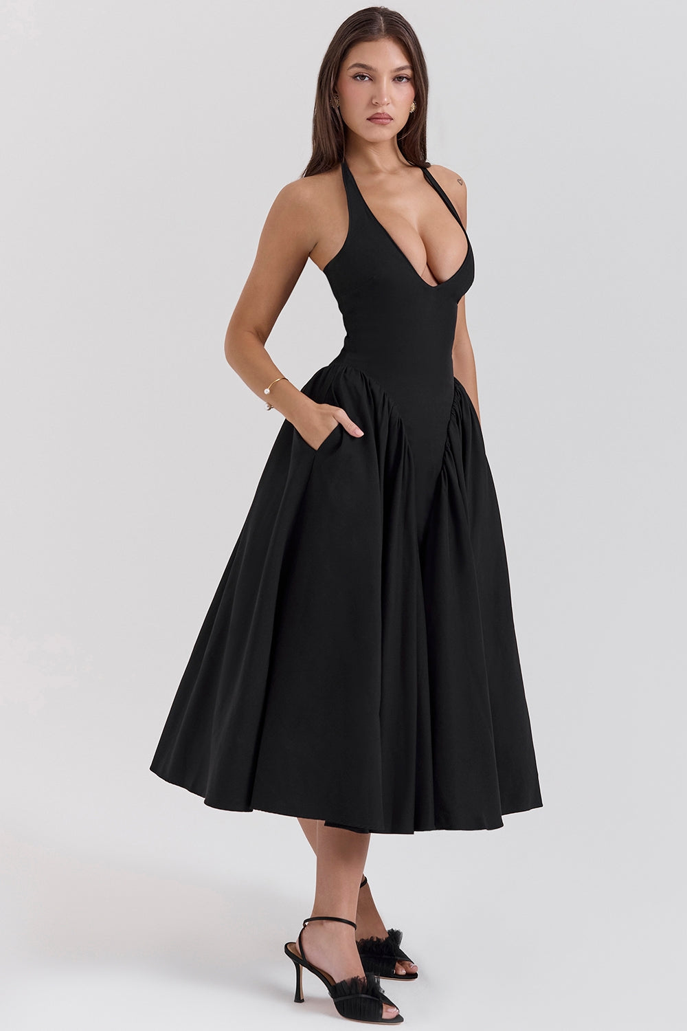Shannah | Sophisticated Midi Dress for Timeless Elegance