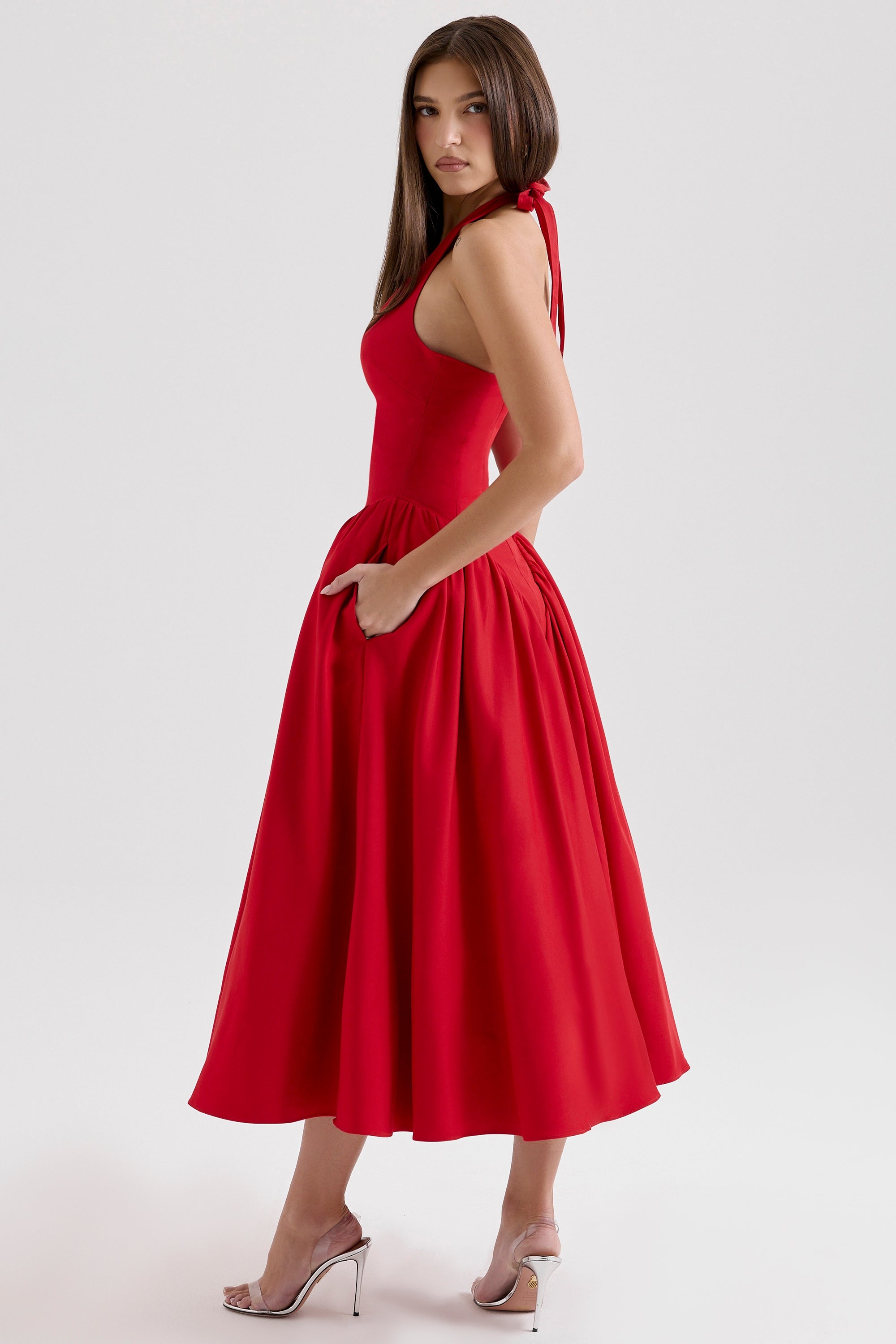 Shannah | Sophisticated Midi Dress for Timeless Elegance