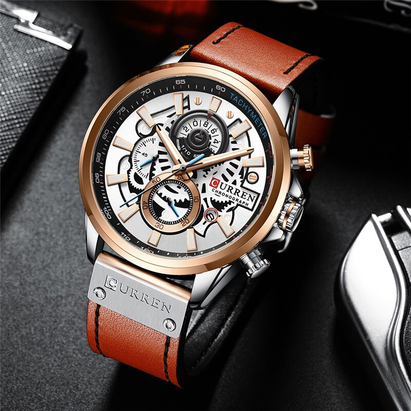 Multifunction Quartz Watch with Built-in Calendar for Versatility and Elegant Style