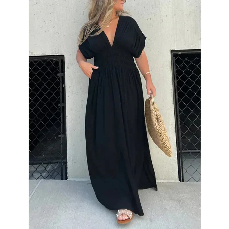 Tara | Maxi Dress with V-Neck 2