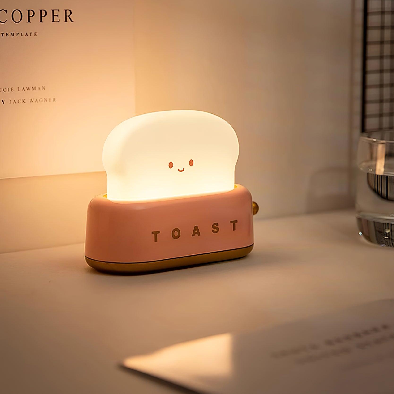 Modern Toaster Design Table Lamp with Built-in Battery