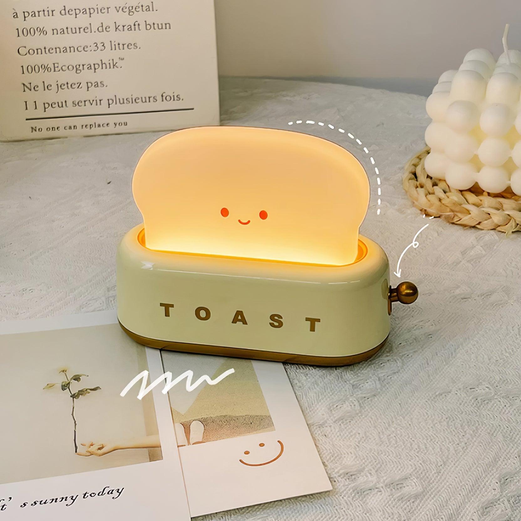 Modern Toaster Design Table Lamp with Built-in Battery