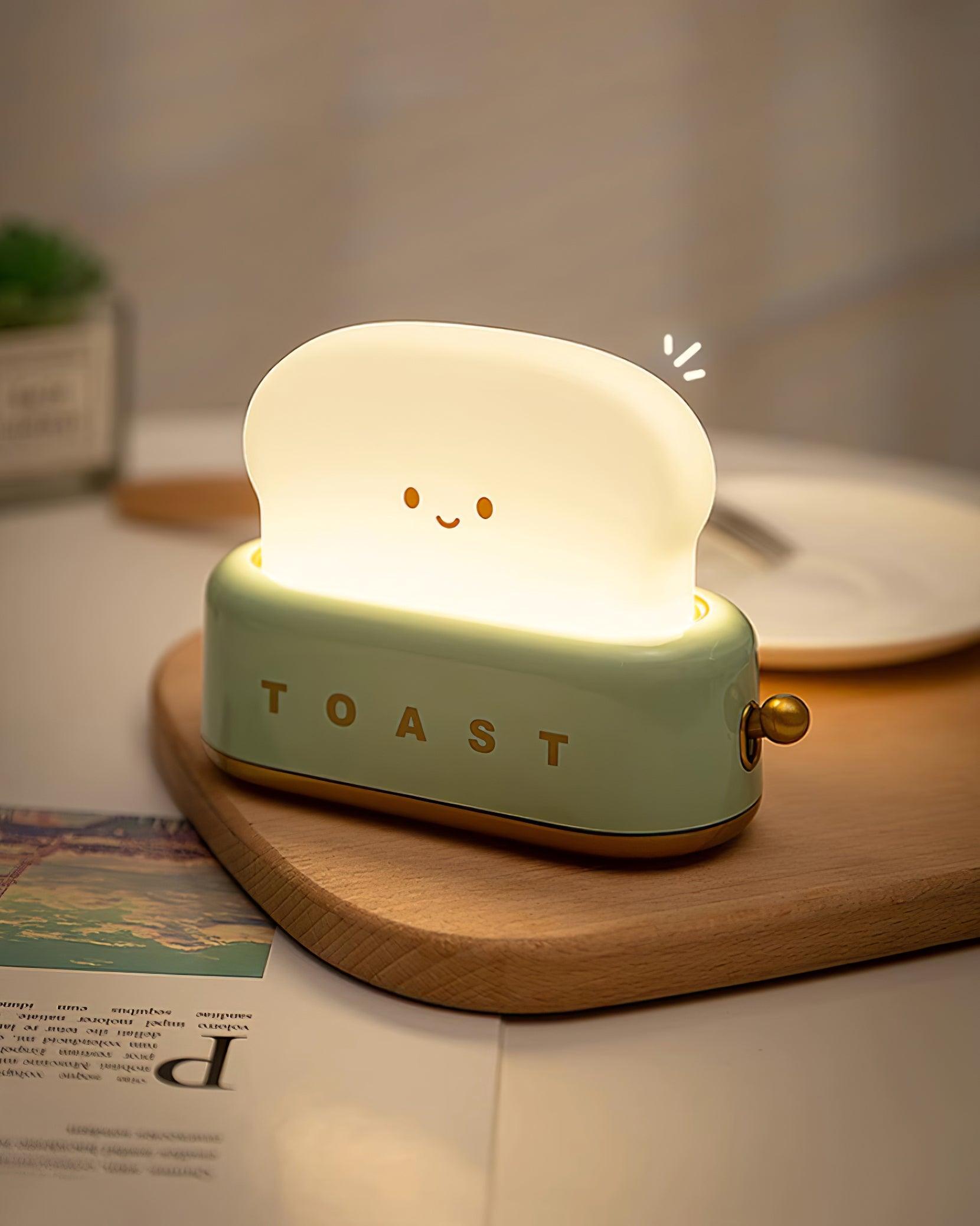 Modern Toaster Design Table Lamp with Built-in Battery