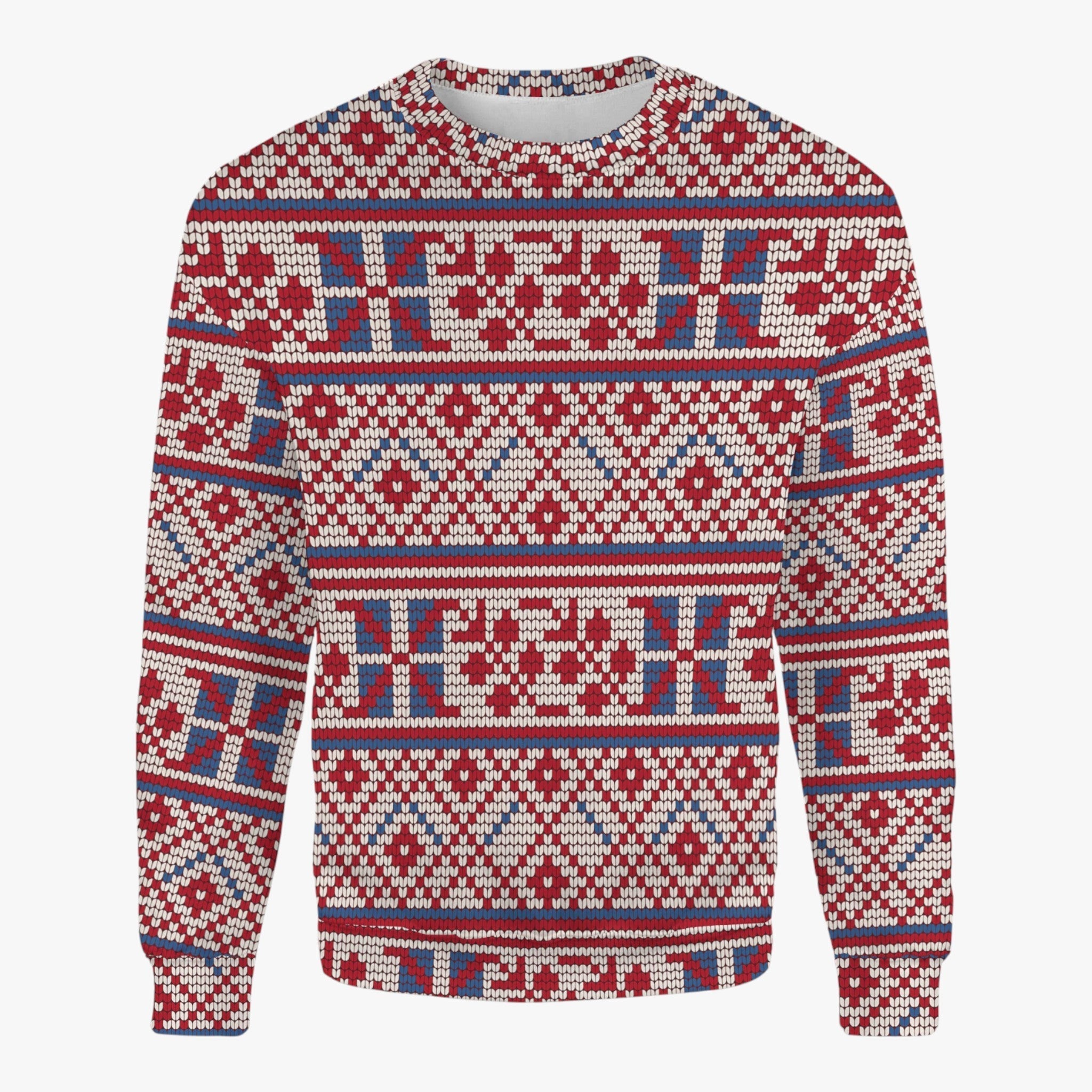 Unisex Comfortable Casual Sweater with Snow-covered Motifs – Ideal for Cozy Winter Style