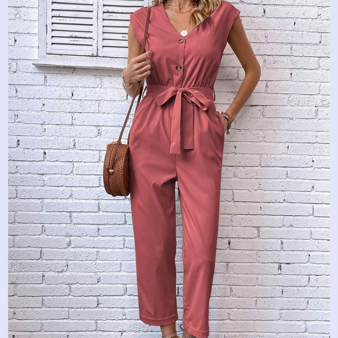 Elegant two-piece short-sleeve women's outfit