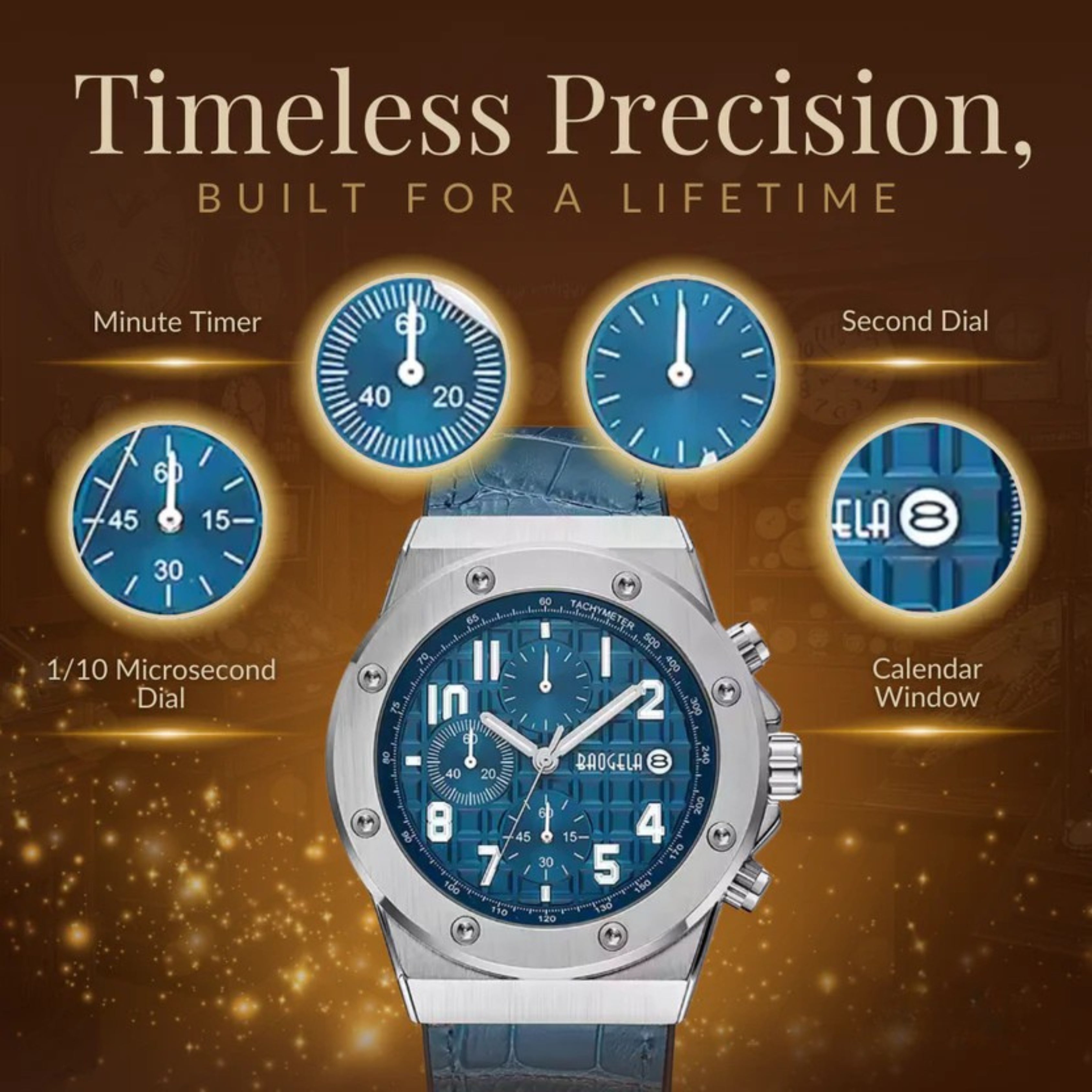 Casual Elegance Chronograph Watch