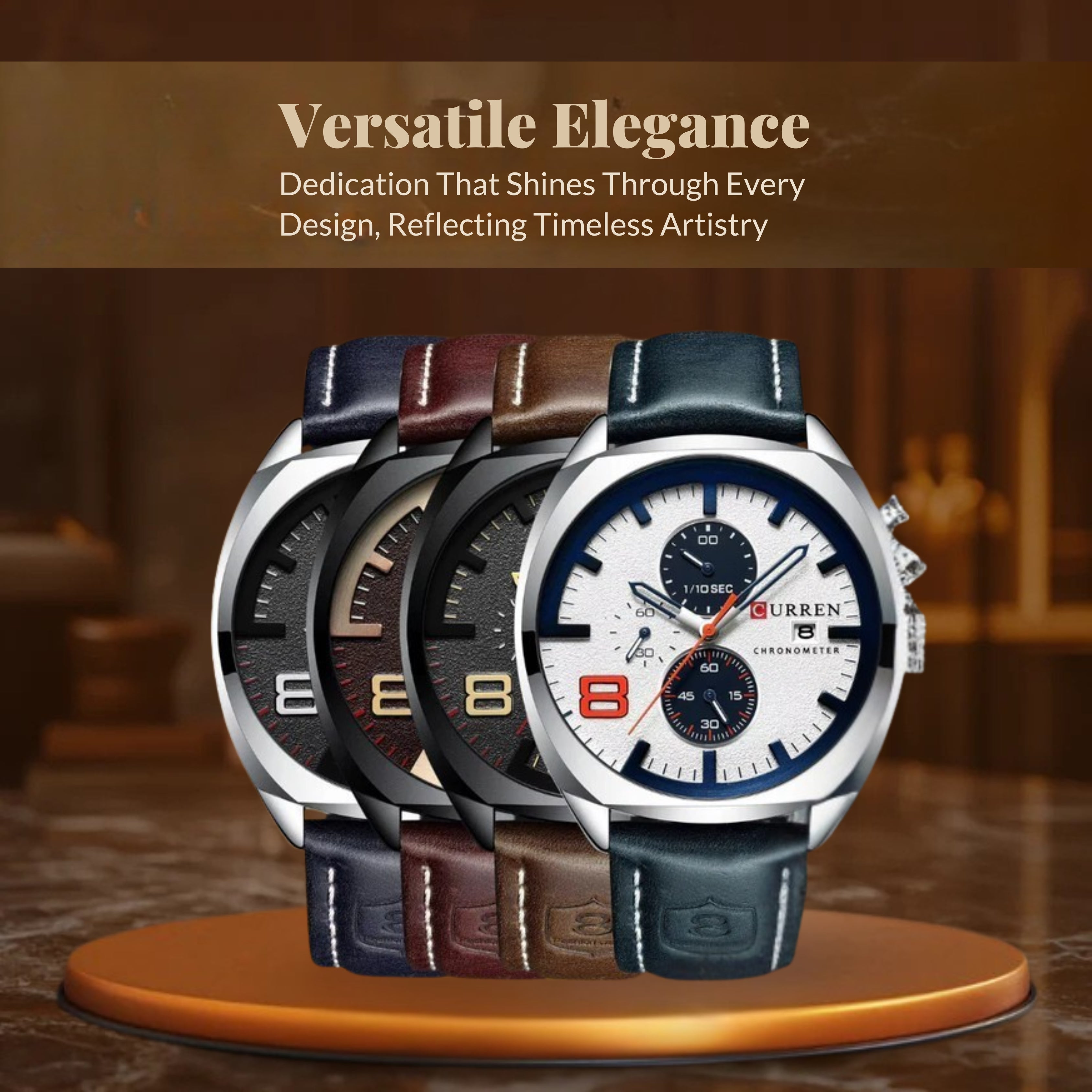 Classic Military Sports Chronograph Watch