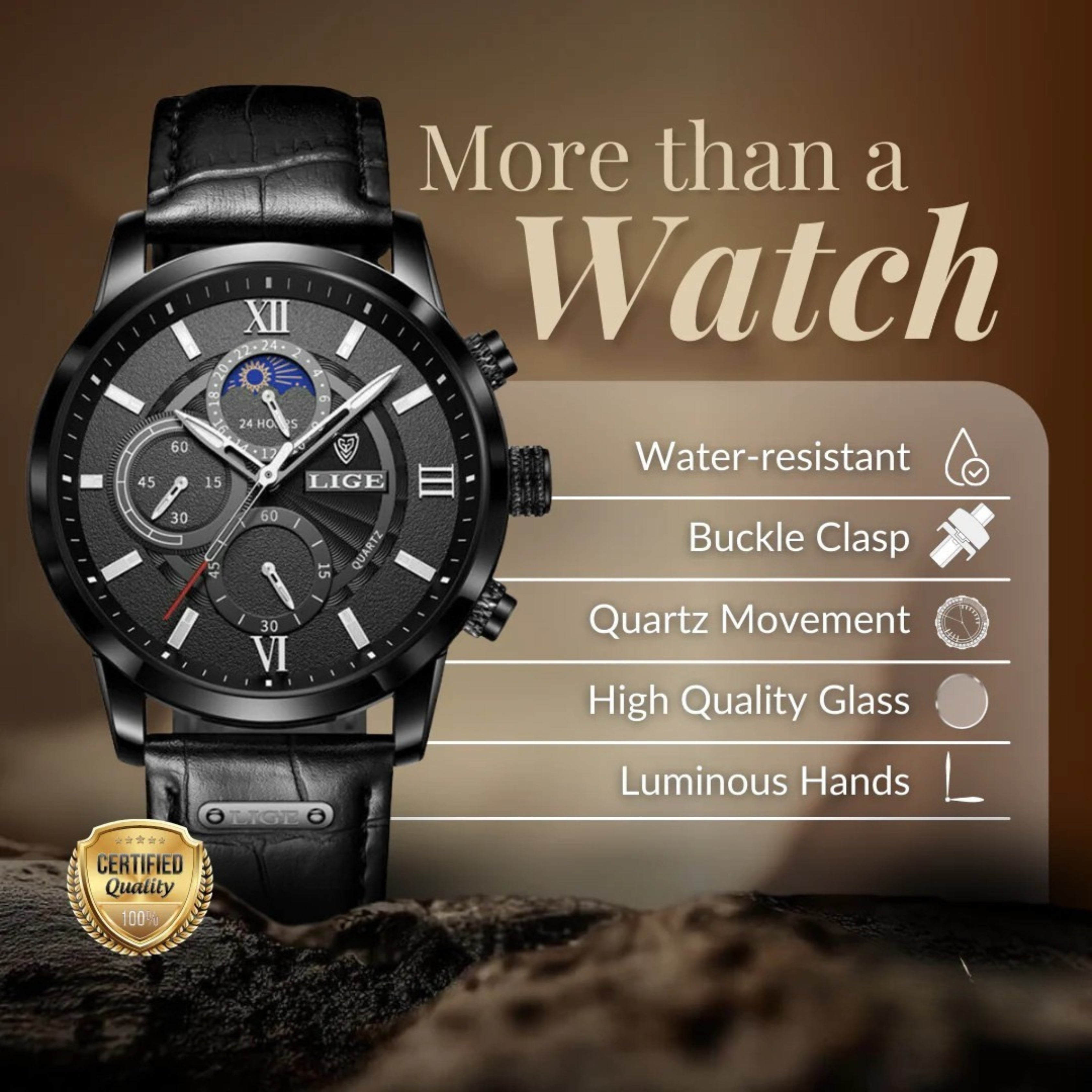 Elegant Classic Sports Watch