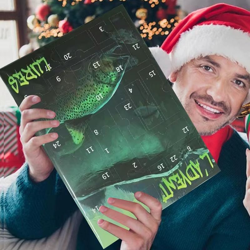 HookTide - Fishing Advent Calendar Christmas Gift – The Perfect Gift for Fish Enthusiasts