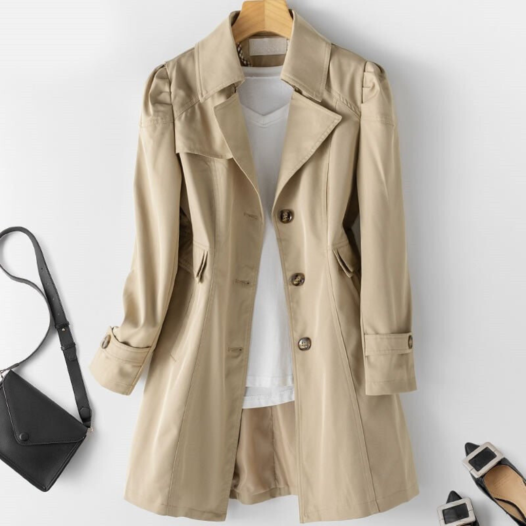 Elegant and Timeless Classic Trench Coat for Women