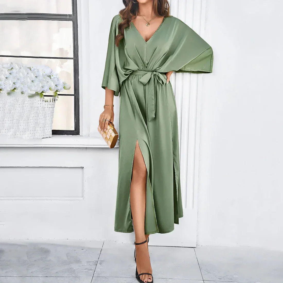 Mirabelle Wrap Dress - Effortless, Timeless Elegance